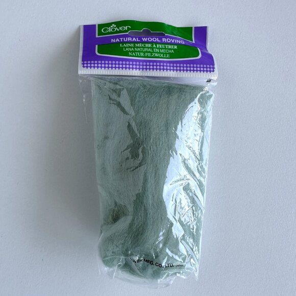 Clover Natural Wool Roving Lot of 9 Packs - Picture 11 of 11